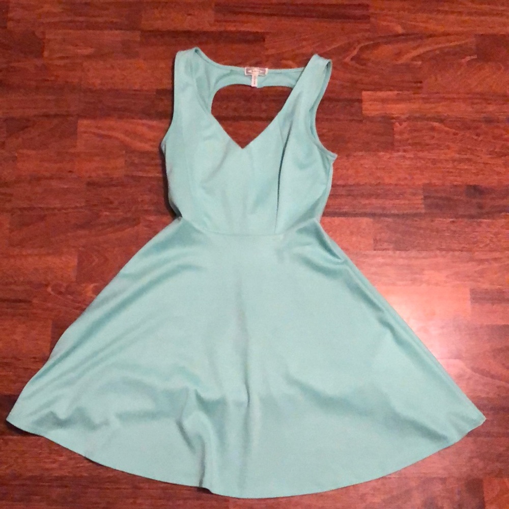 Light blue skater dress